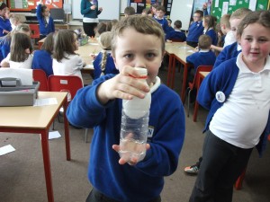 Why is the balloon still inflated? Clever stuff!